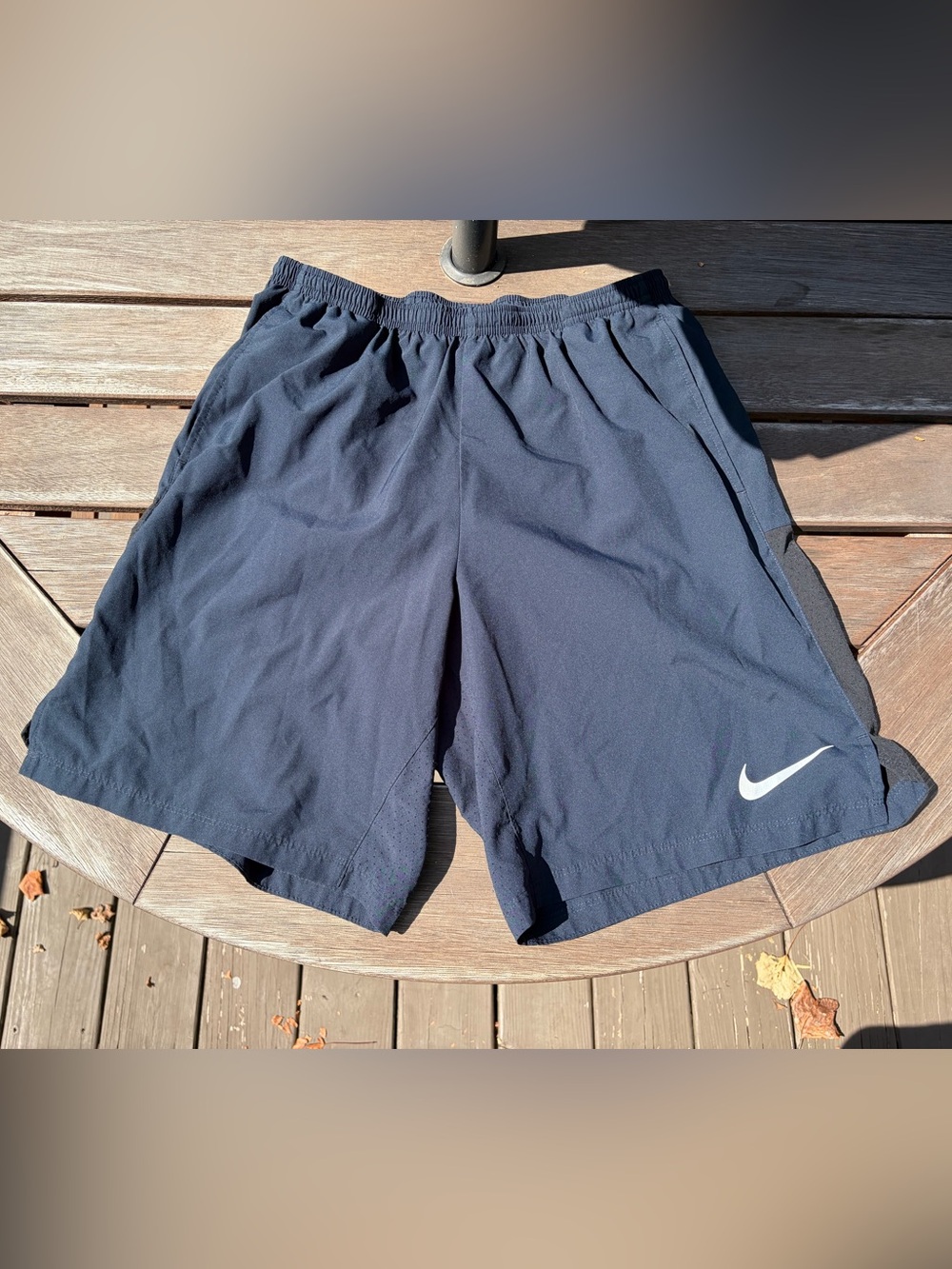 Men's Nike Challenger 9" Brief-Lined Shorts Navy Size L